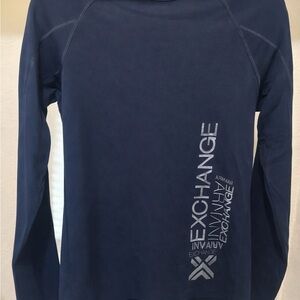 Armani Exchange Gray Crew Neck Shirt